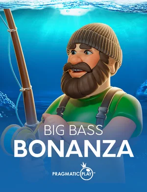 Logo do jogo Big Bass Bonanza - caça-níqueis de pesca com prêmios grandes